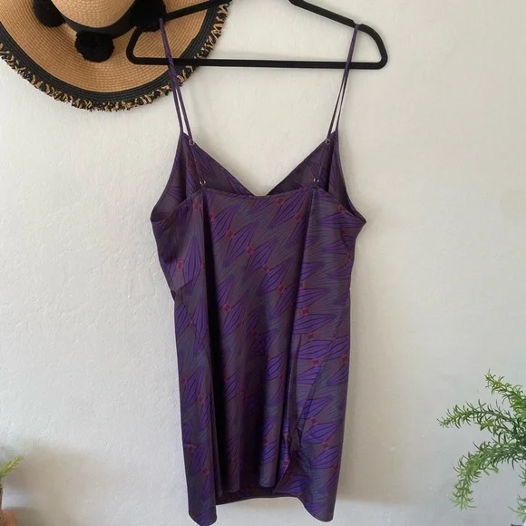 Savage x Fenty Purple Night Star Chaser Satin Slip Chemise - Picture 4 of 14